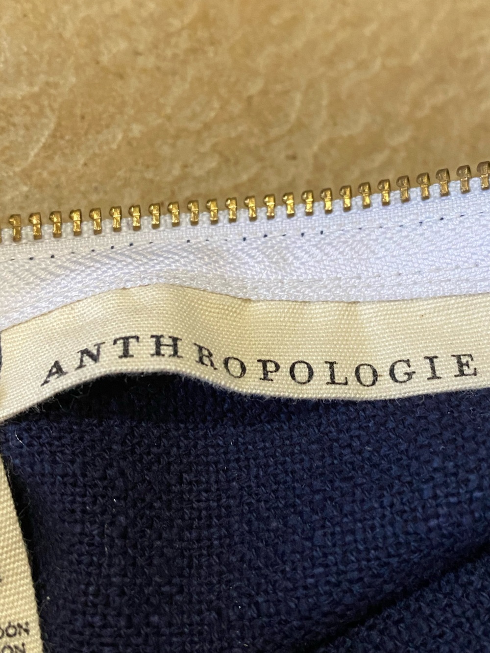 Anthropologie Large Throw Pillow Cover 100% Cotton Boho Bed Floral Blue Purple - Picture 7 of 7